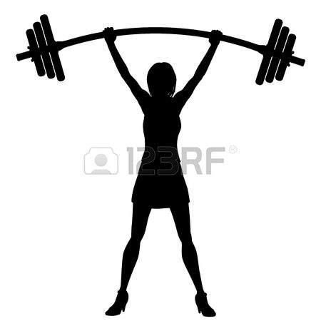 450x450 Heavy Female Silhouette Clipart Collection