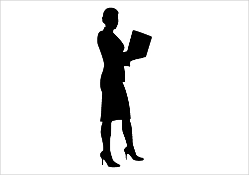 501x351 Shadow Clipart Business Person