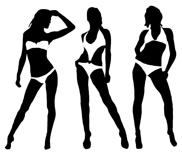 600x510 Women Silhouette Vectors Download Free Vector Art