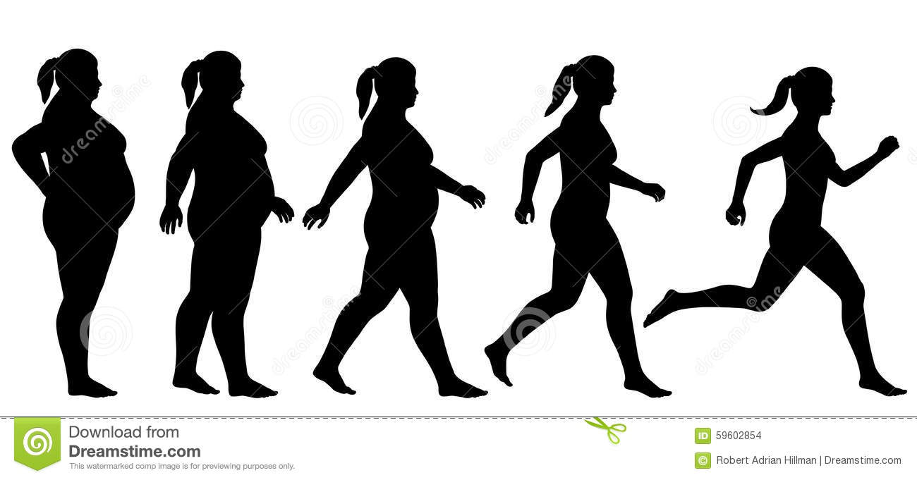 1300x681 Heavy Female Silhouette Clipart