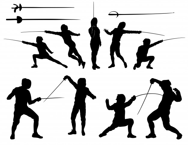 626x486 Fencing Silhouette Vectors, Photos And Psd Files Free Download