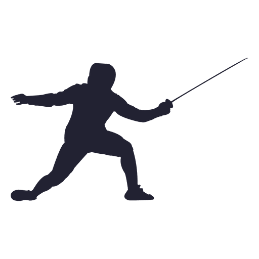512x512 Fencing Sport Silhouette