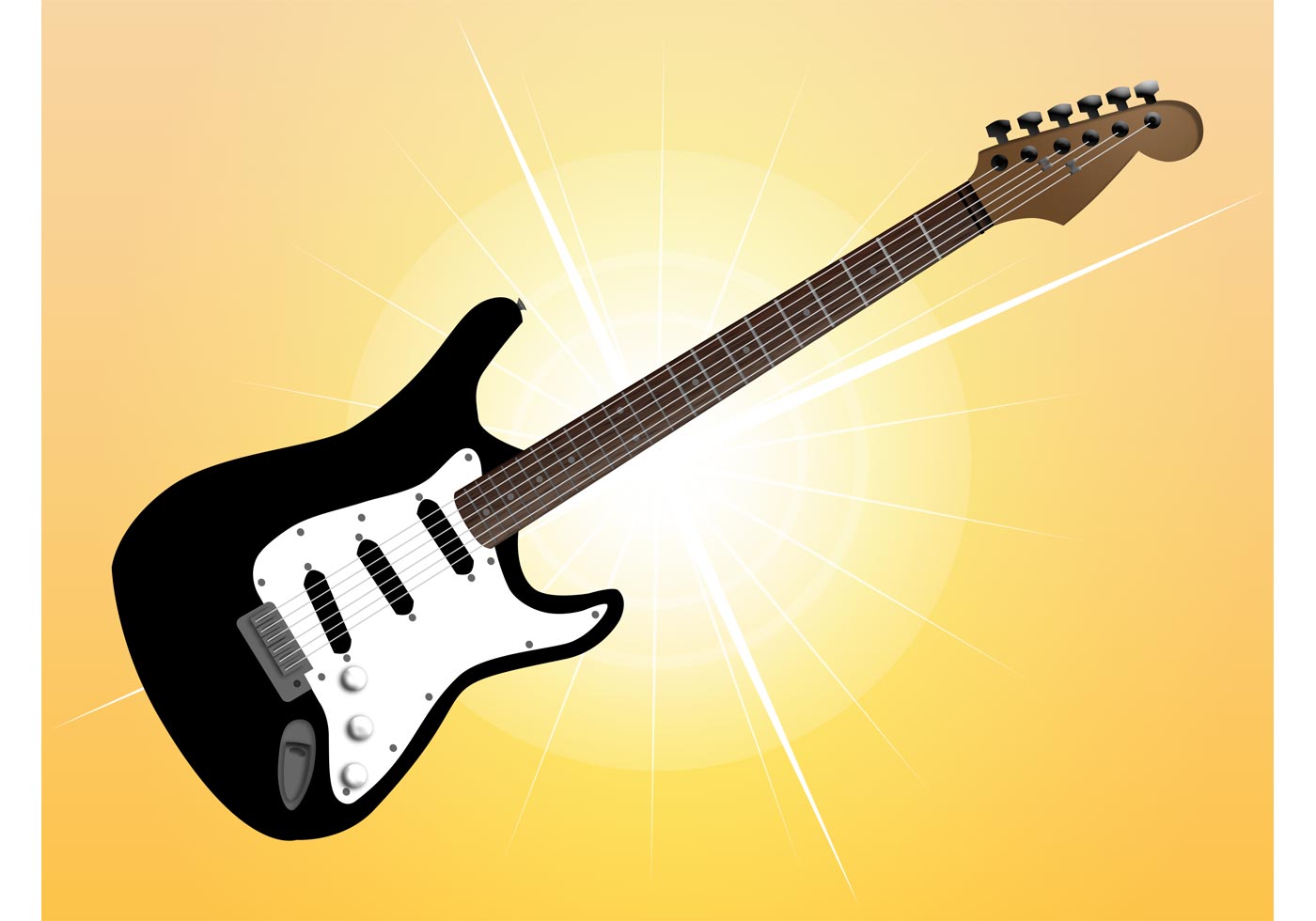 1400x980 Fender Guitar Free Vector Art