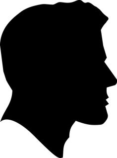 236x318 Face Silhouette Woman Stencil Template