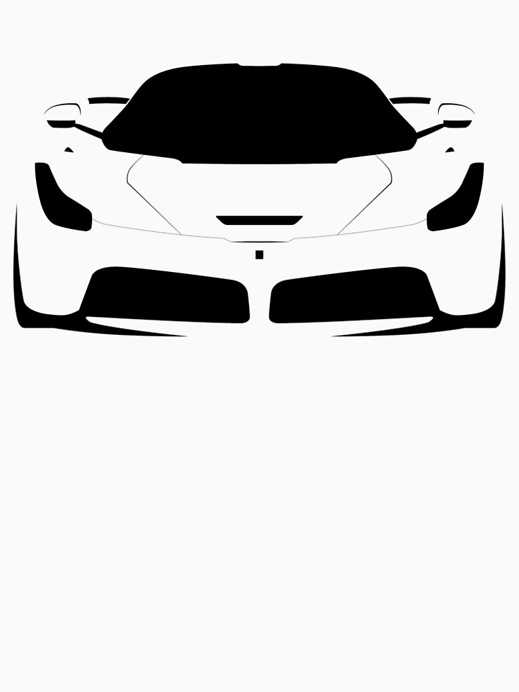 750x1000 La Ferrari Silhouette Men's Premium T Shirt By Cedramichelle