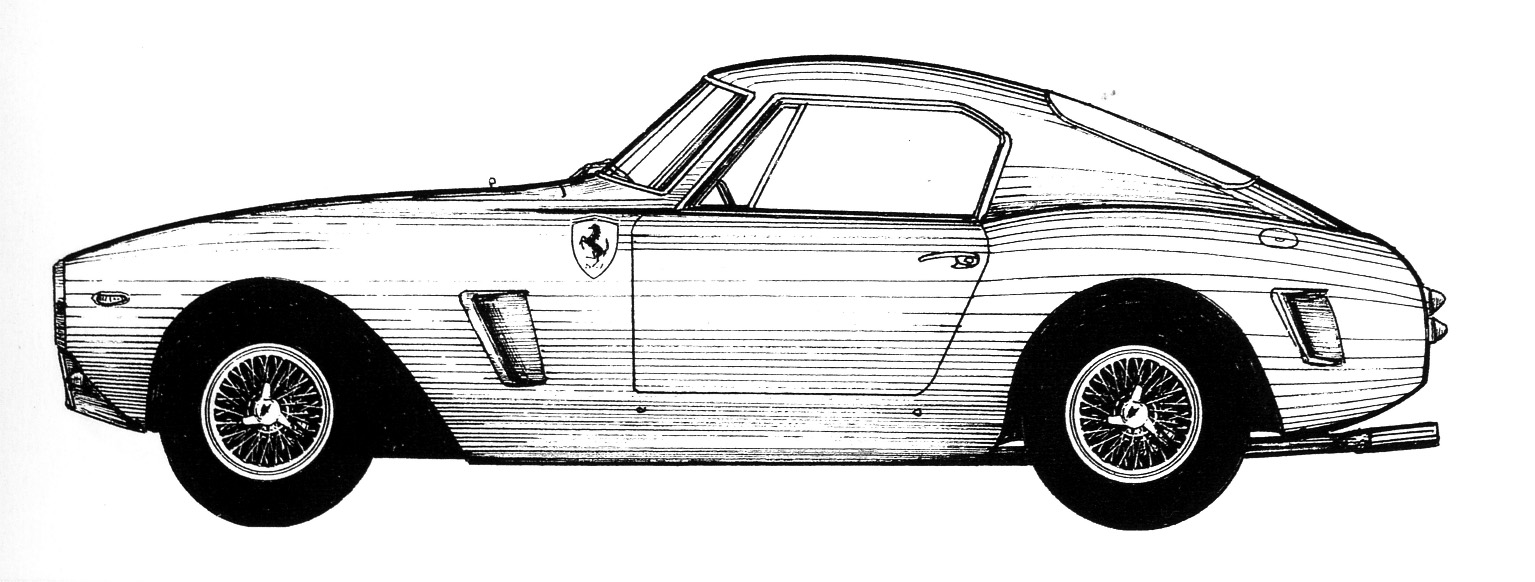 1535x582 Ferrari Silhouettes Sports And Gts Pt1