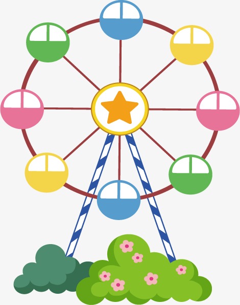470x596 Cartoon Ferris Wheel Png, Vectors, Psd, And Clipart For Free