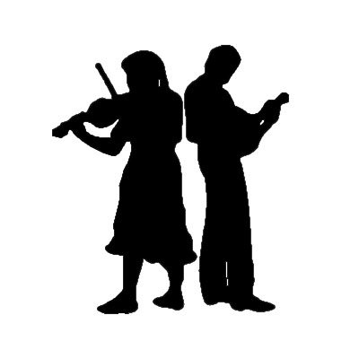 Fiddle Silhouette at GetDrawings | Free download