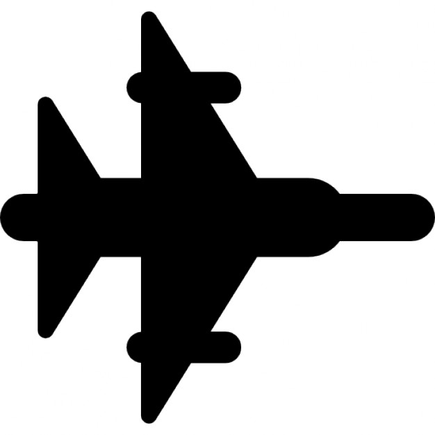 626x626 Fighter Jet Silhouette Icons Free Download