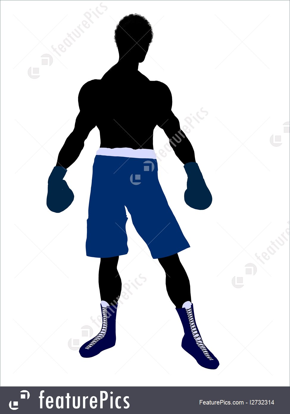 974x1392 Fighting Sport Male Boxer Silhouette