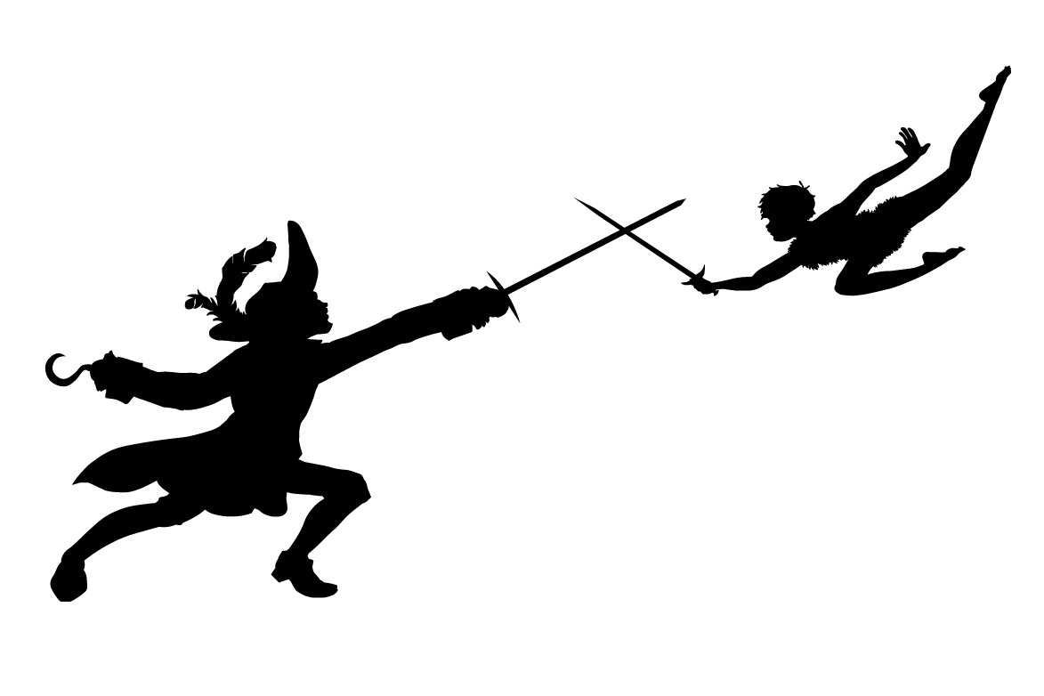 1173x782 Peter Pan Silhouette Clipart