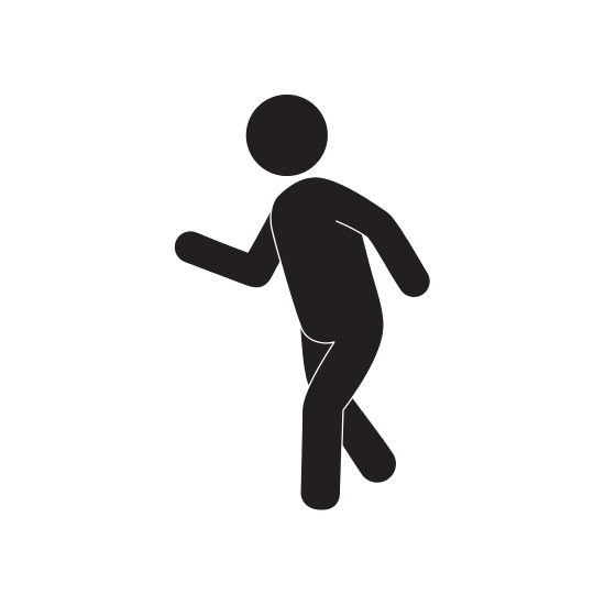 550x550 Human Figure Silhouette