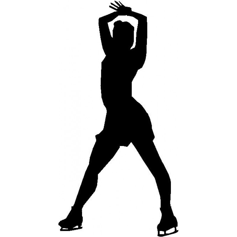 800x800 Figure Skating Skater 4 Wall Art Room Decor