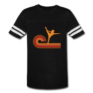 190x190 Retro Style Figure Skater Silhouette By Awesome Shirts Spreadshirt