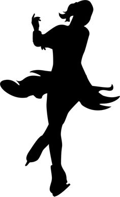 236x385 Ice Skating Drawings Ice Skater Wall Stickers Decals Art