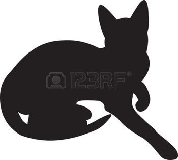 350x314 Cat Silhouette Cat Illustration Art Projects Cat
