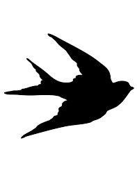 197x255 Swallow Silhouette Clipart Bird Silhouette By Theclipartpress