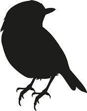 176x225 Window Wall Display Robin Finch Bird Silhouette Decal Vinyl