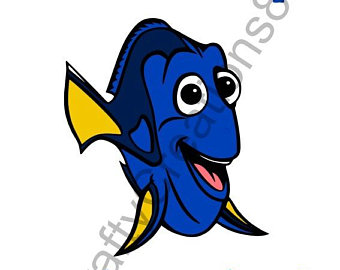 340x270 Dory Silhouette Etsy