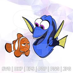 236x236 Finding Dory Nemo Hank Bruce Gill Marlin Layered Svg Dxf Cut File