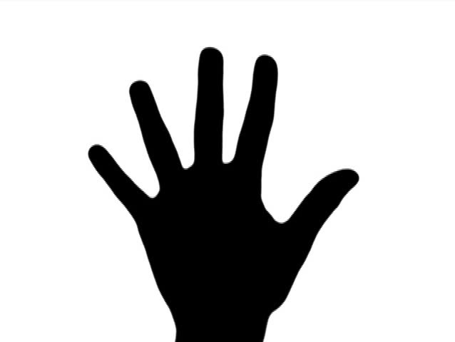 638x480 Countdown From Five In Silhouette