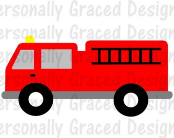 340x270 Firetruck Clipart Etsy