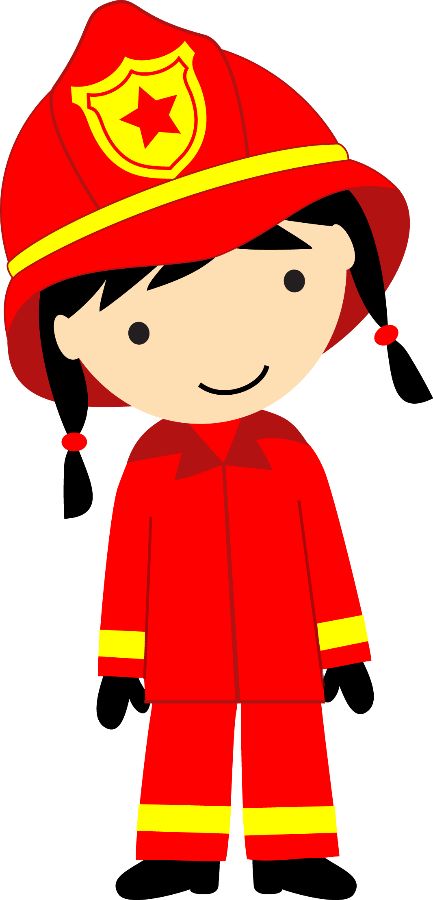 433x900 Firefighter Clipart