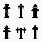 135x135 Fire Hydrant Stock Vectors