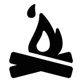 283x283 Fire Silhouette Silhouette Of Fire