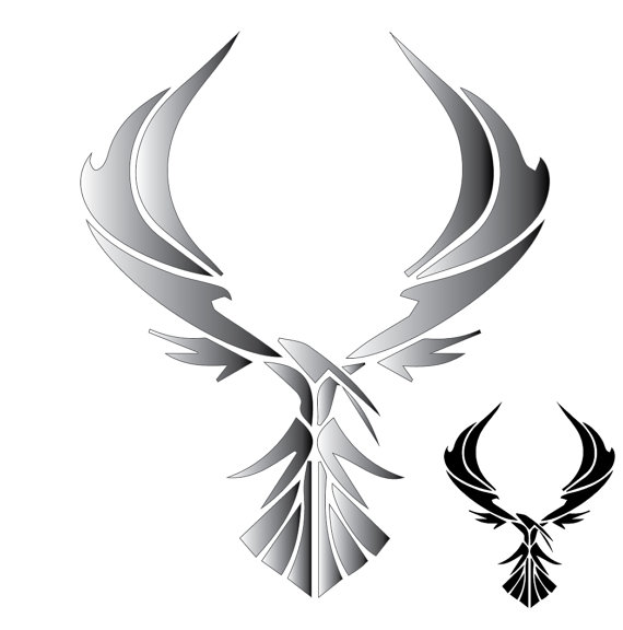 570x576 Fenix Svg Fenix Epsfenix Silhouette Fenix Files