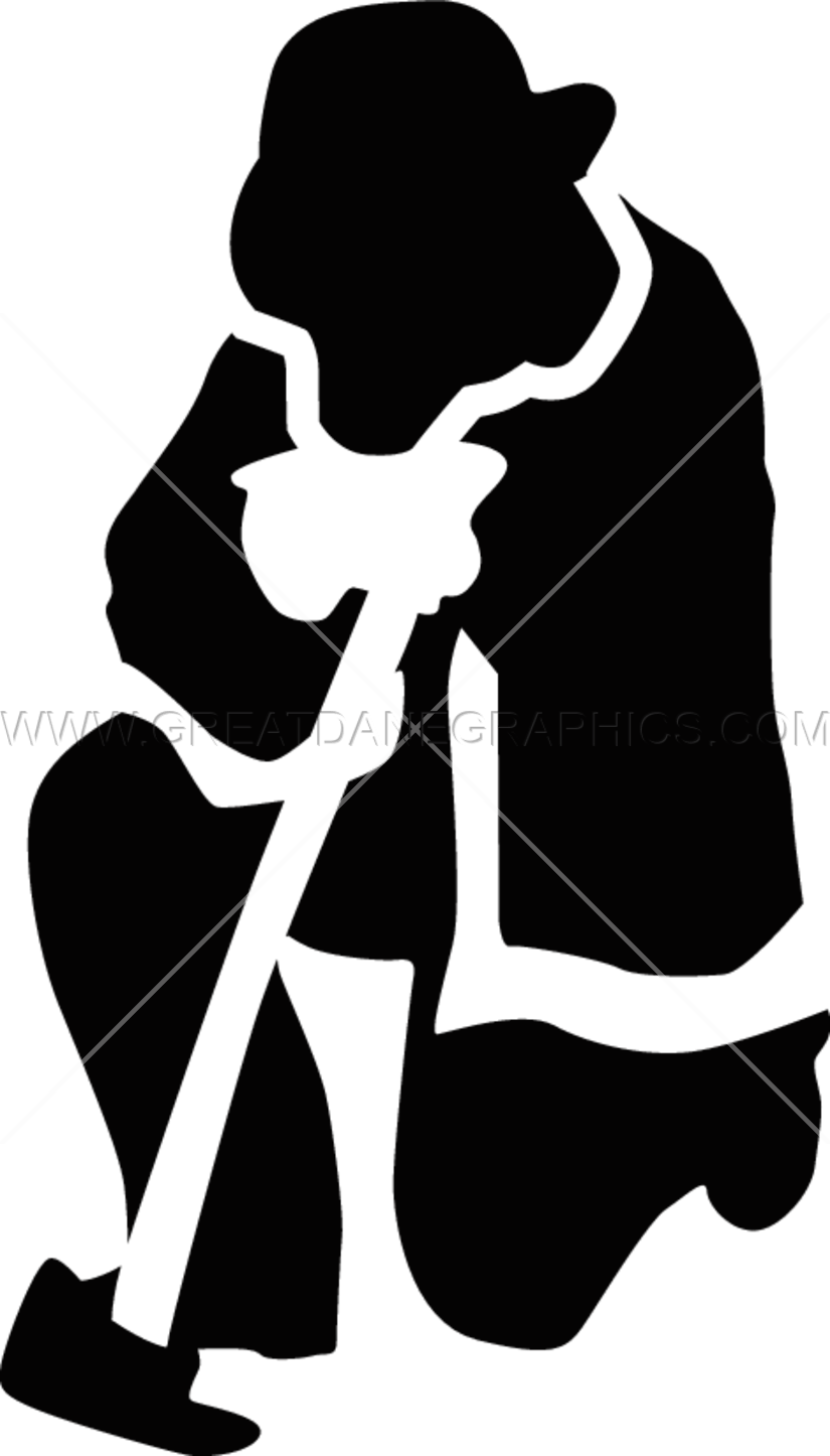 825x1446 Firefighter Kneeling Production Ready Artwork For T Shirt Printing