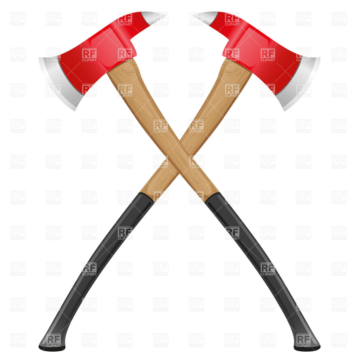 1200x1200 Firefighter Axe Royalty Free Vector Clip Art Image