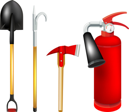 424x368 Firefighters Tools Free Vector Download (1,573 Free Vector)
