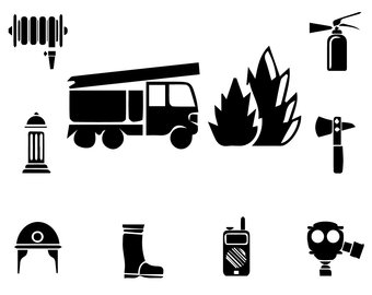 340x270 Fireman Clipart Etsy