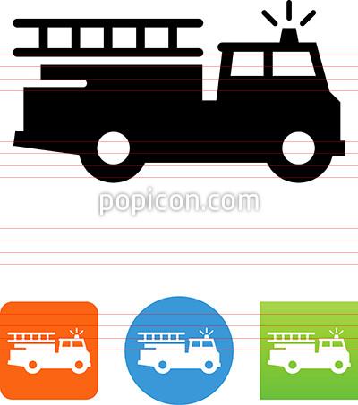 400x453 Firetruck Icon
