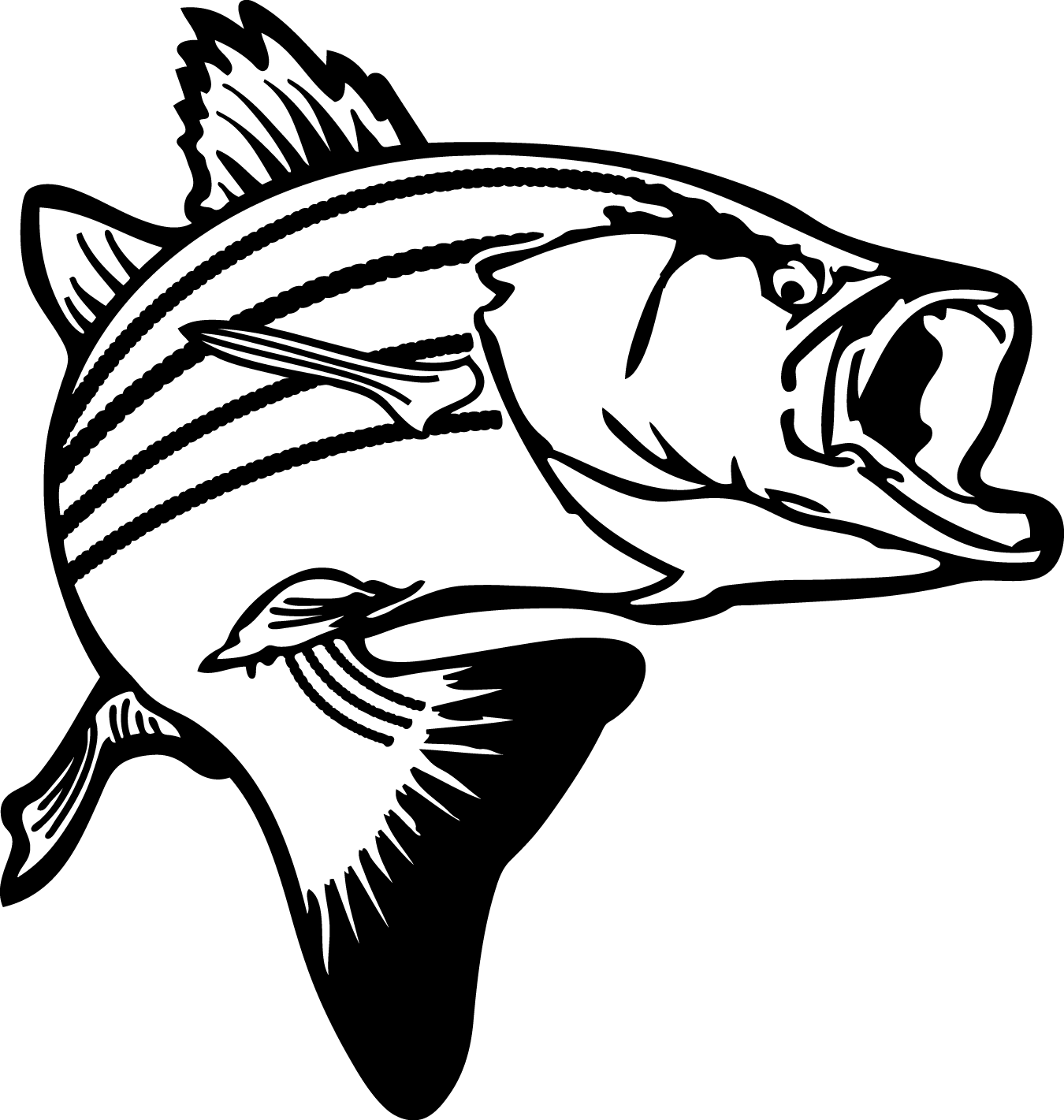 1350x1421 Exploit Clip Art Fish Black Silhouette Free