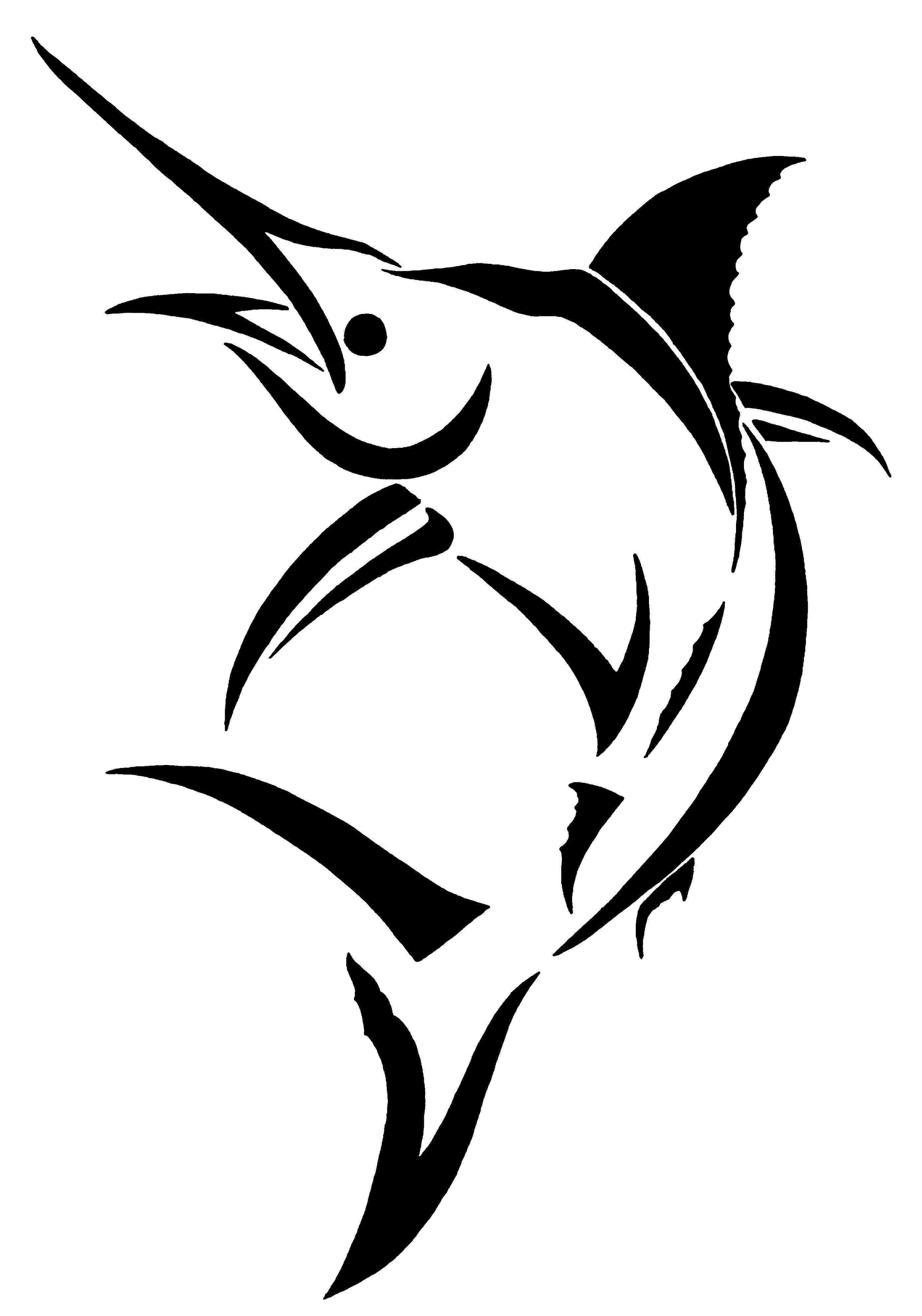 2796x3991 Barracuda Clipart Silhouette