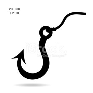 300x300 Fishing Hook Icon Premium Clipart