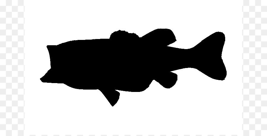 900x460 Largemouth Bass Silhouette Bass Fishing Clip Art