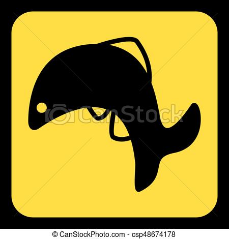450x470 Yellow, Black Sign