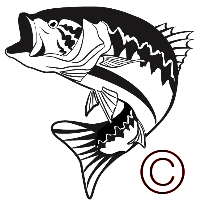 650x650 Jumping Fish Silhouette Clipart