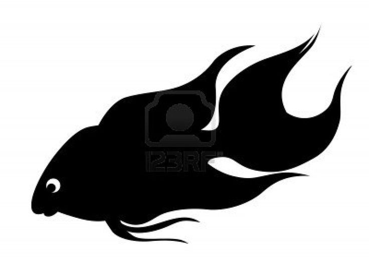 736x524 Silhouette Fish