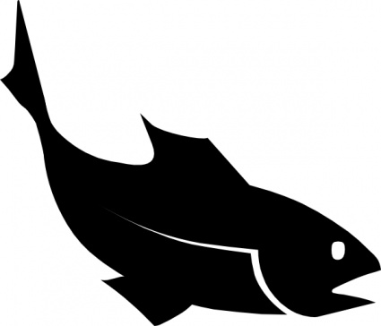 425x364 Fish Clipart Silhouette