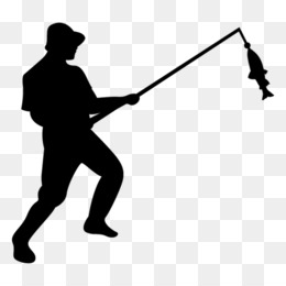 260x260 Fishing Fisherman Silhouette Clip Art