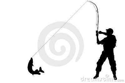 400x267 Silhouette Fisherman Clipart
