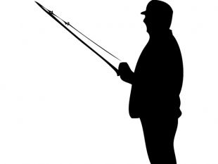 310x233 Fisherman Silhouette Vector Free Vectors Ui Download