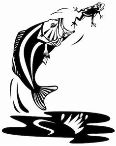 236x297 Fish In Water Clip Art Fishing Boat Silhouette Clip Art