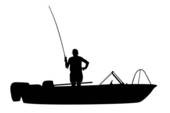 Fishing Boat Silhouette Clip Art at GetDrawings | Free download