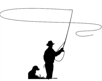 340x270 Fly Fishing Decal Etsy