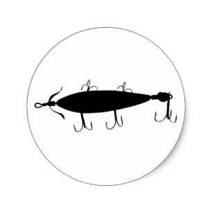 307x307 Fishing Lure Stickers